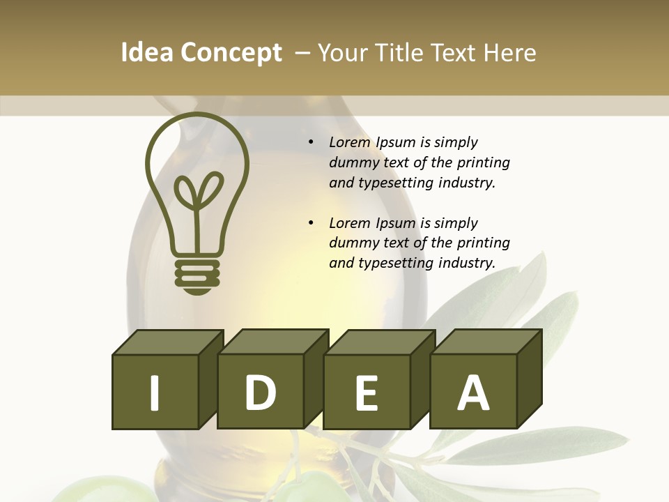 Light Eating Liquid PowerPoint Template