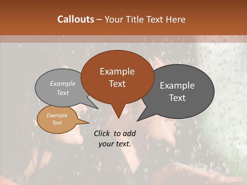 Person Couple Together PowerPoint Template