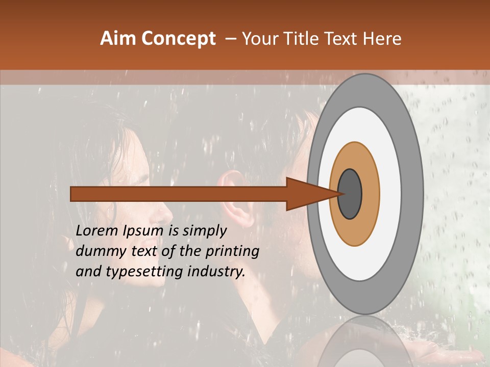 Person Couple Together PowerPoint Template