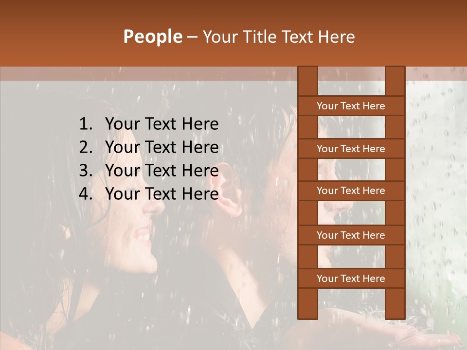 Person Couple Together PowerPoint Template