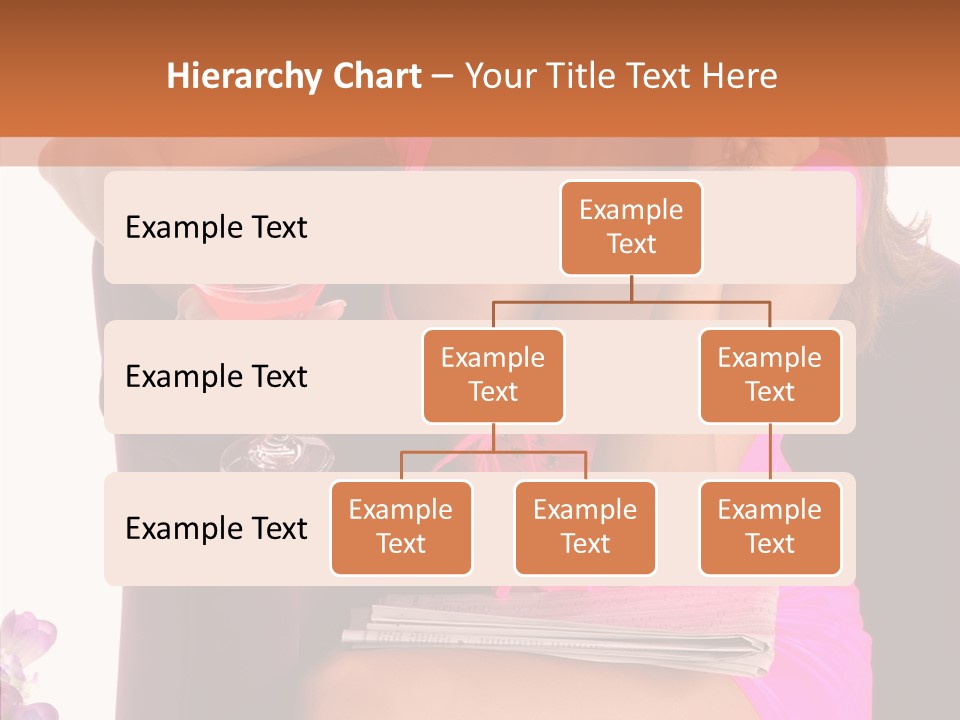 Isolated Breasts Martini PowerPoint Template