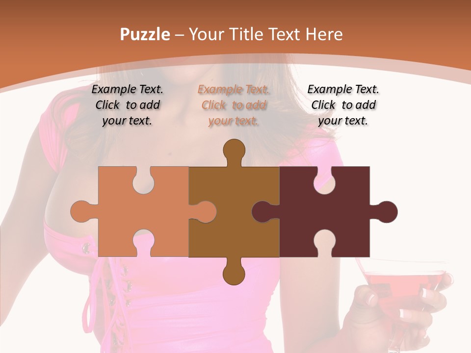 Women Model Latino PowerPoint Template