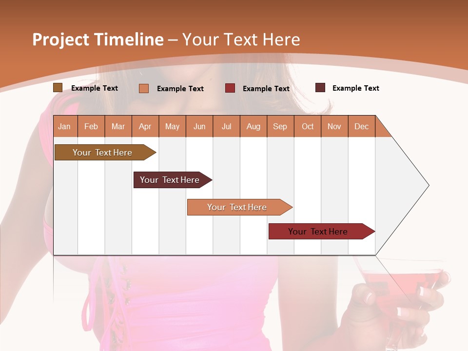 Women Model Latino PowerPoint Template