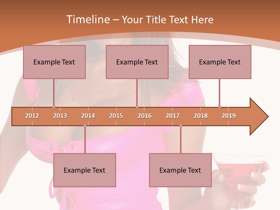 Women Model Latino PowerPoint Template