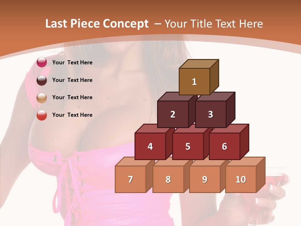 Women Model Latino PowerPoint Template