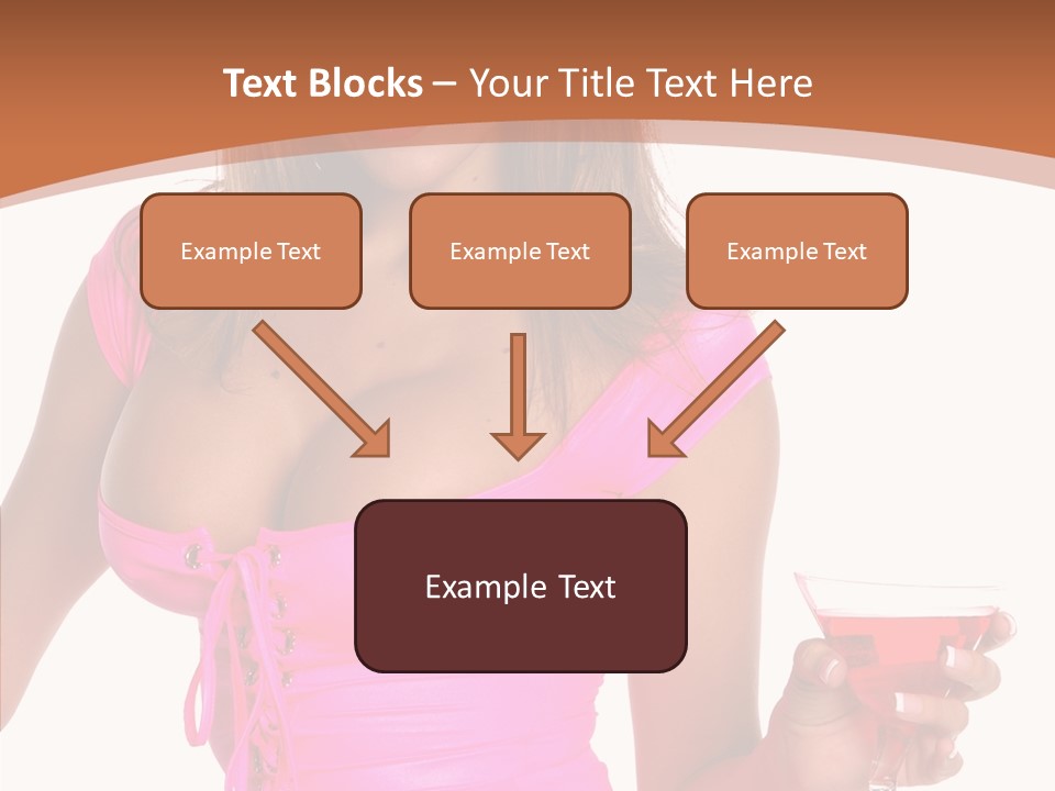 Women Model Latino PowerPoint Template