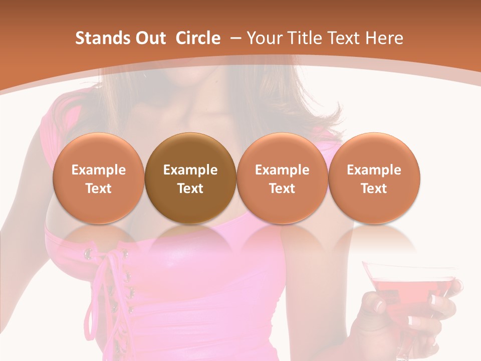 Women Model Latino PowerPoint Template