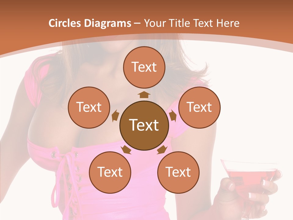 Women Model Latino PowerPoint Template