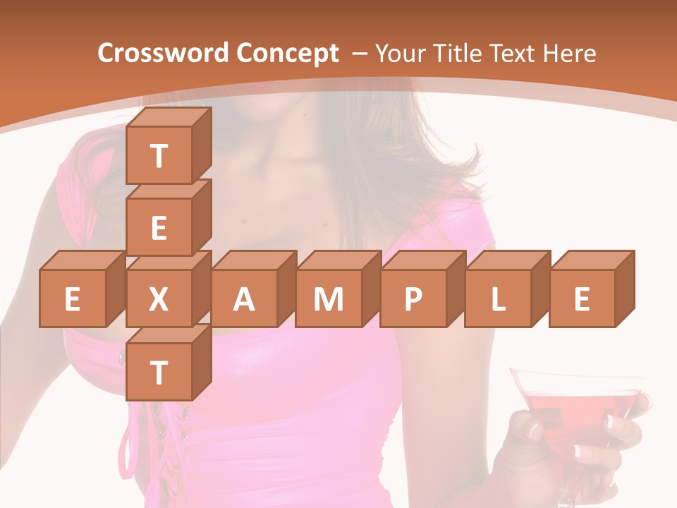 Women Model Latino PowerPoint Template