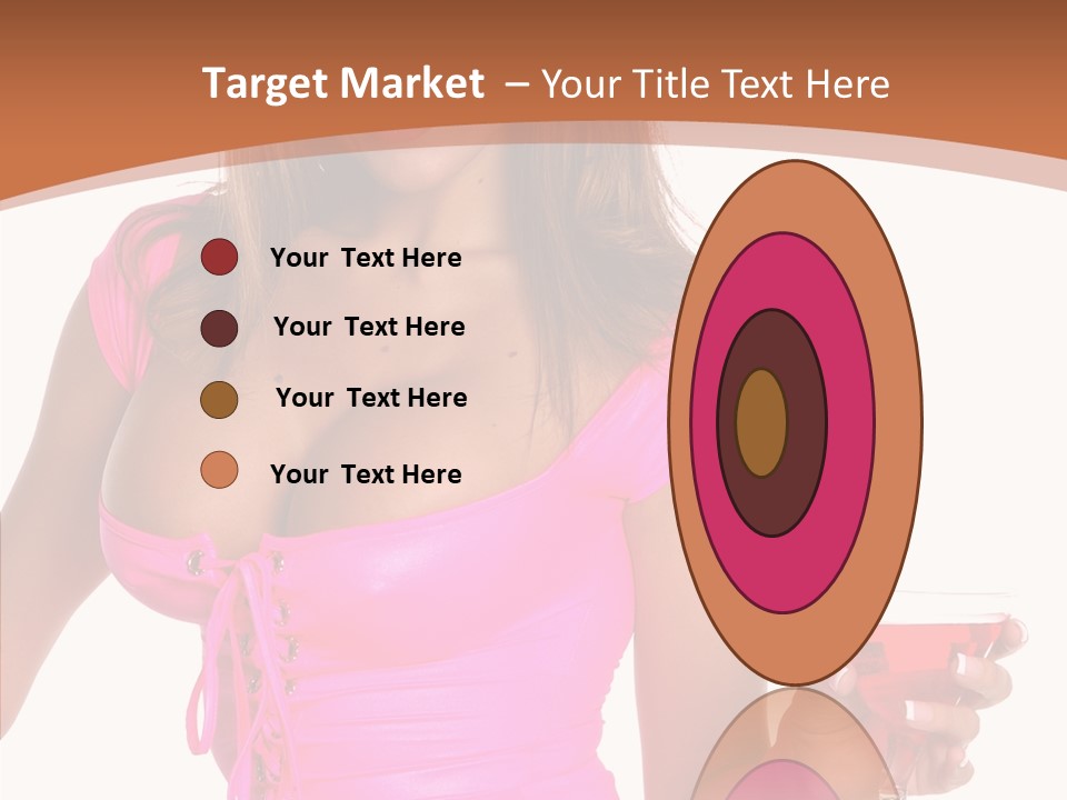 Women Model Latino PowerPoint Template