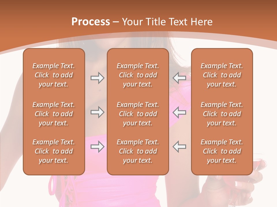 Women Model Latino PowerPoint Template