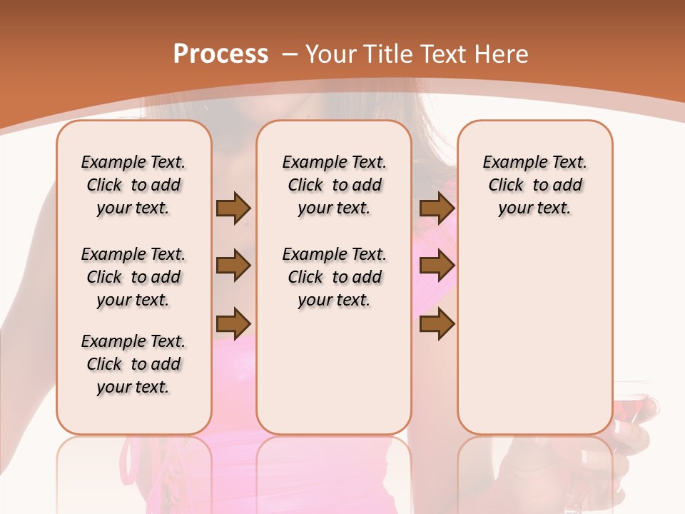 Women Model Latino PowerPoint Template