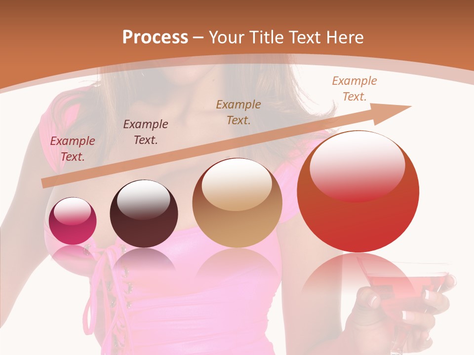 Women Model Latino PowerPoint Template
