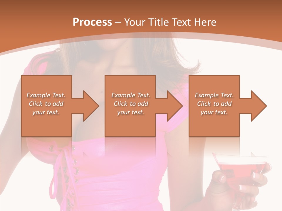 Women Model Latino PowerPoint Template