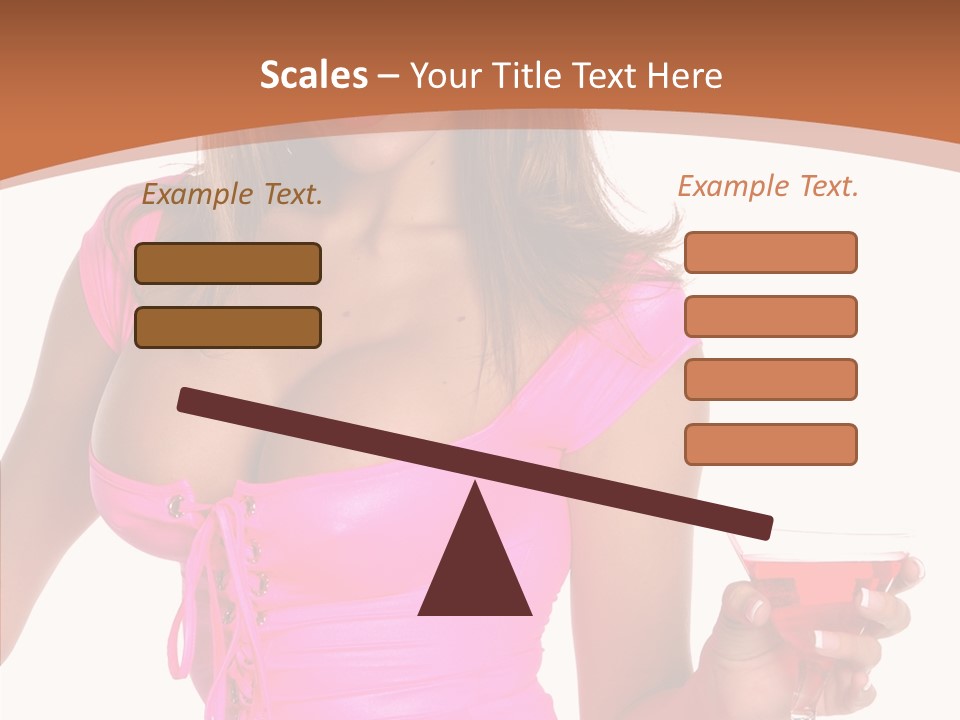 Women Model Latino PowerPoint Template