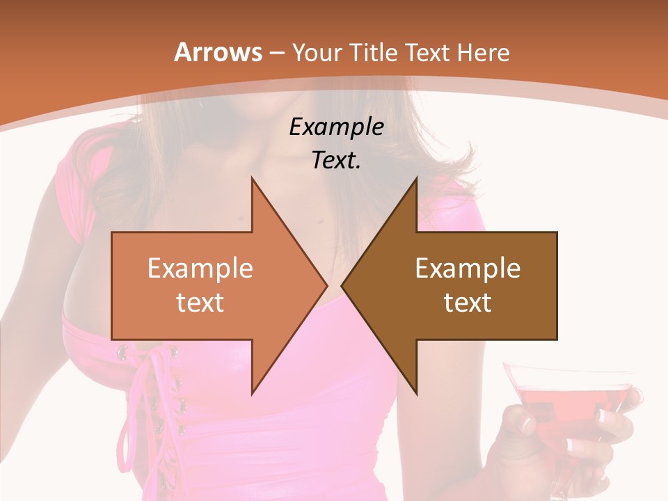 Women Model Latino PowerPoint Template