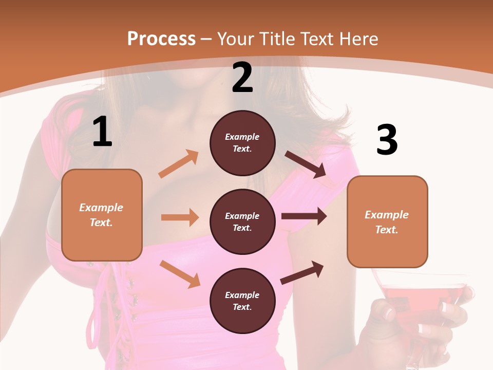 Women Model Latino PowerPoint Template