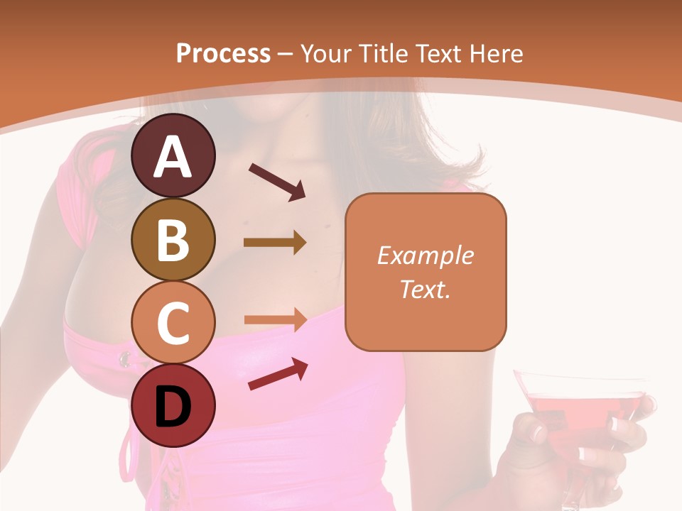 Women Model Latino PowerPoint Template