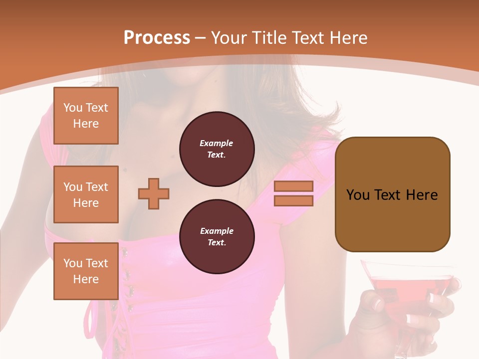 Women Model Latino PowerPoint Template