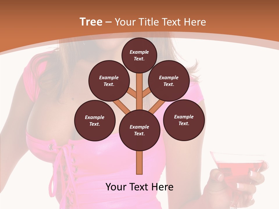 Women Model Latino PowerPoint Template