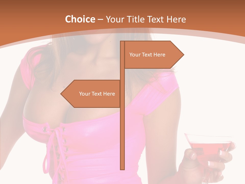 Women Model Latino PowerPoint Template