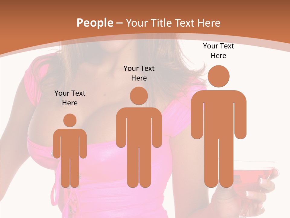 Women Model Latino PowerPoint Template