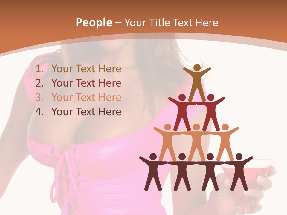 Women Model Latino PowerPoint Template
