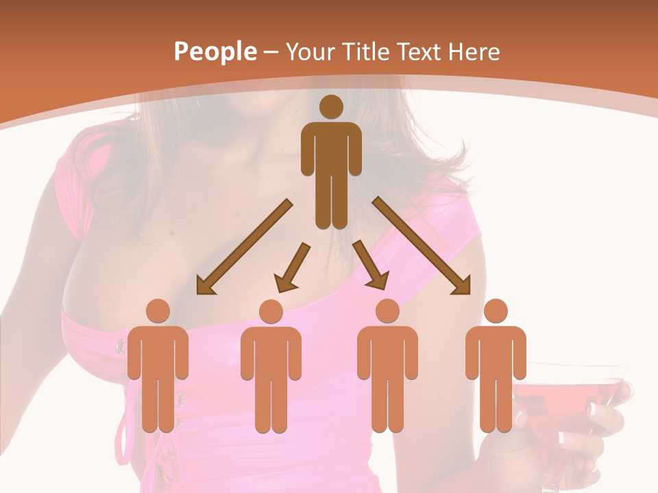 Women Model Latino PowerPoint Template