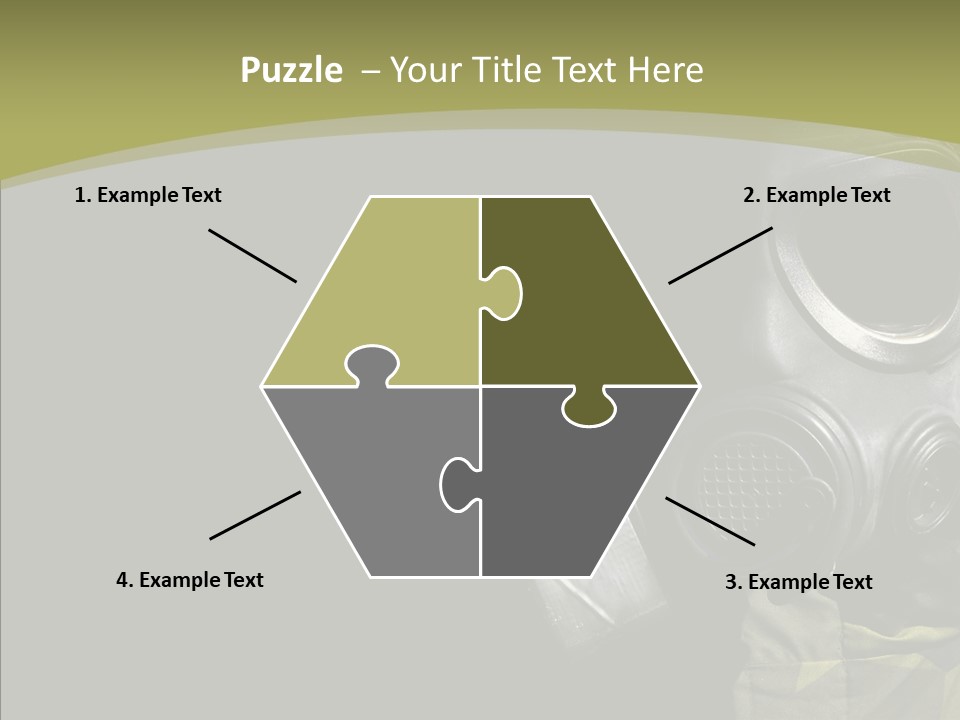Warfare Gas Mask PowerPoint Template