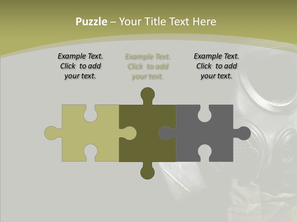 Warfare Gas Mask PowerPoint Template