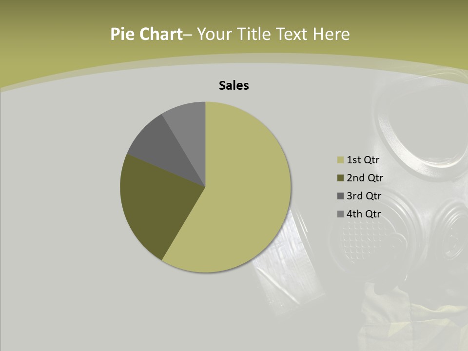 Warfare Gas Mask PowerPoint Template