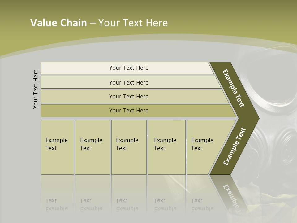 Warfare Gas Mask PowerPoint Template