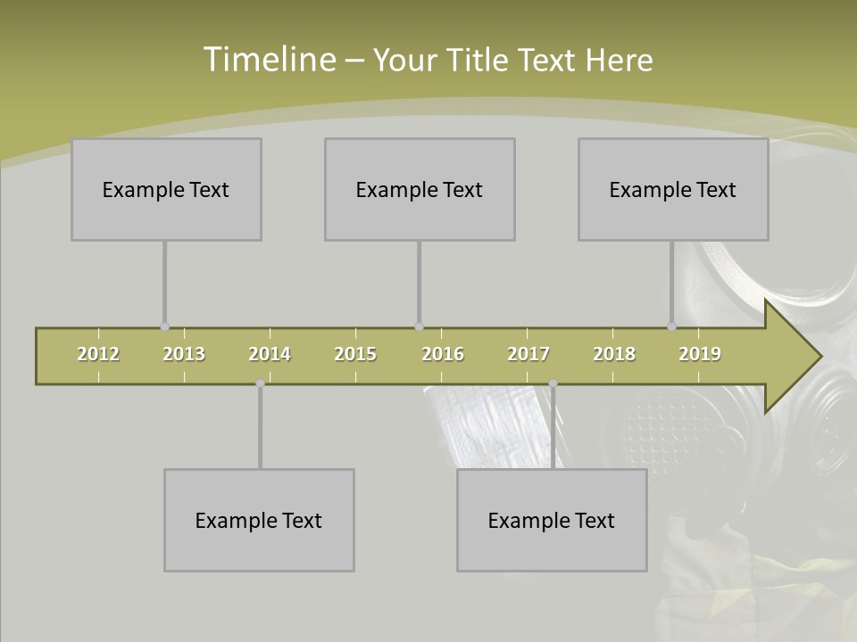 Warfare Gas Mask PowerPoint Template