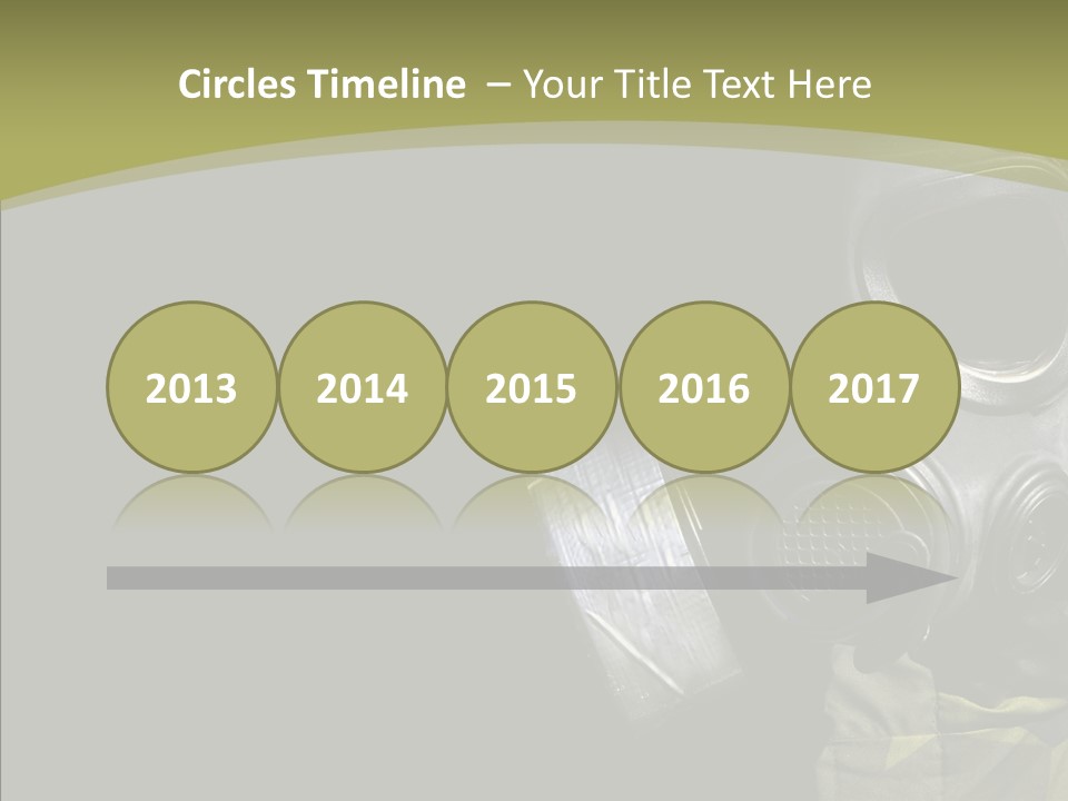 Warfare Gas Mask PowerPoint Template