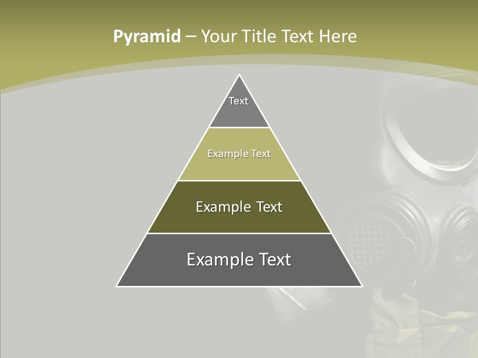 Warfare Gas Mask PowerPoint Template