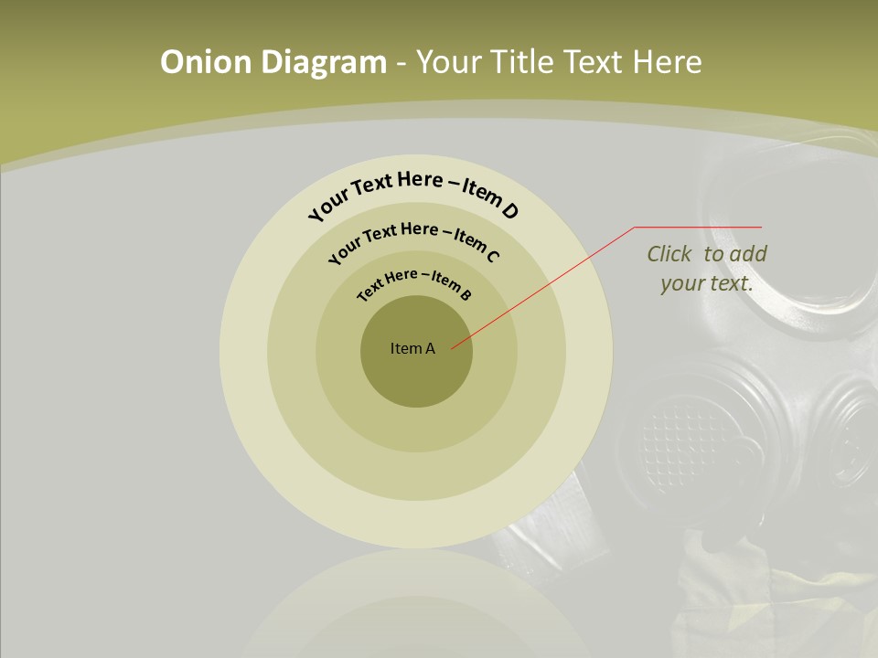 Warfare Gas Mask PowerPoint Template