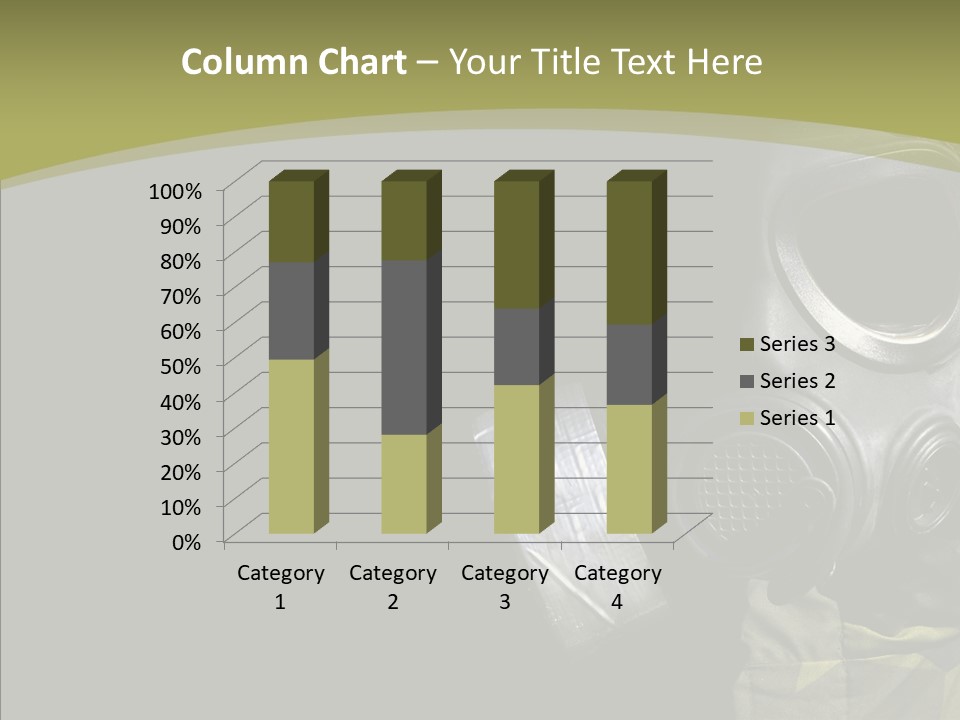Warfare Gas Mask PowerPoint Template