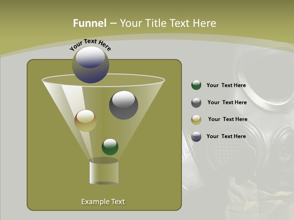 Warfare Gas Mask PowerPoint Template