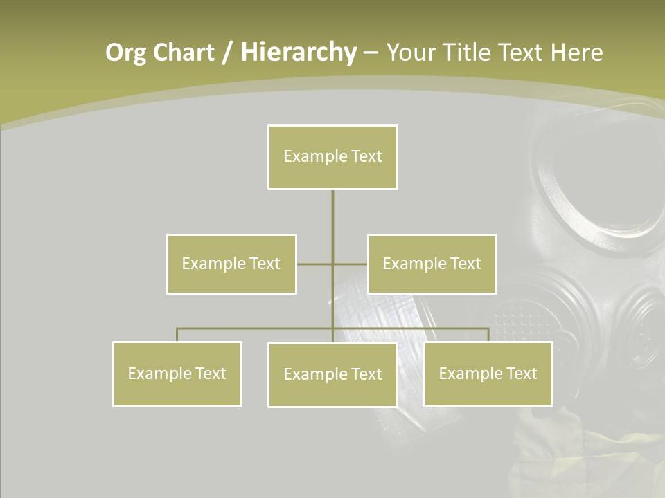 Warfare Gas Mask PowerPoint Template