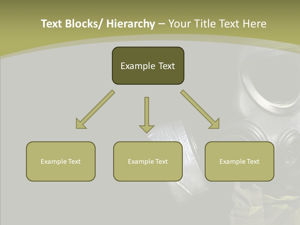 Warfare Gas Mask PowerPoint Template