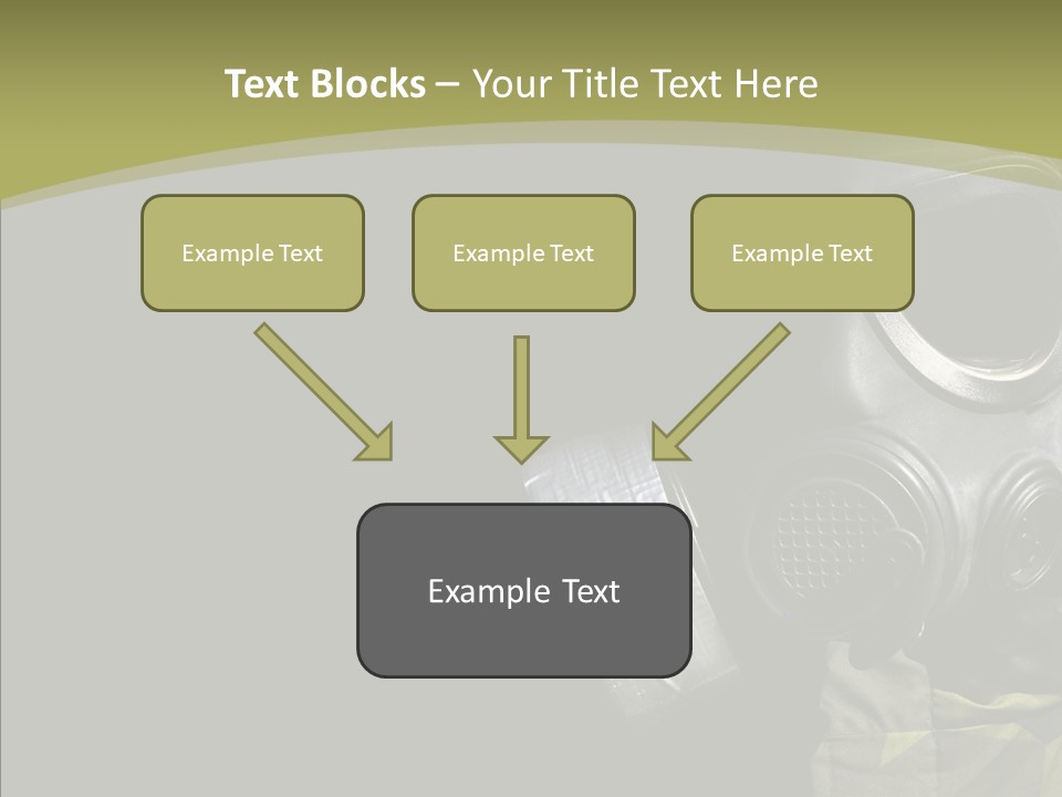 Warfare Gas Mask PowerPoint Template
