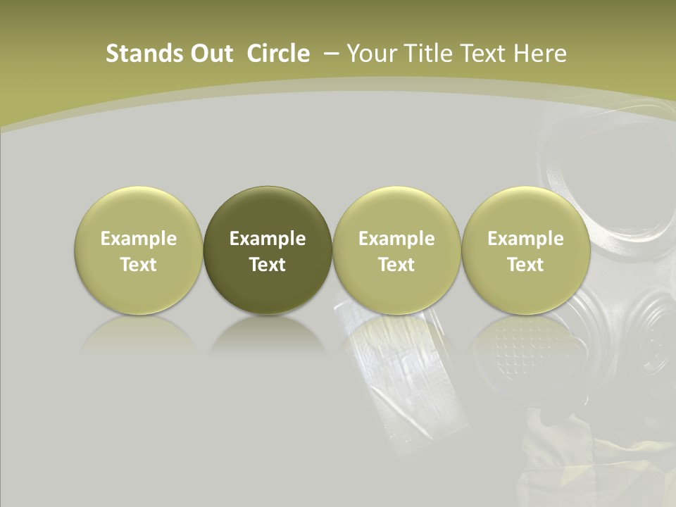 Warfare Gas Mask PowerPoint Template