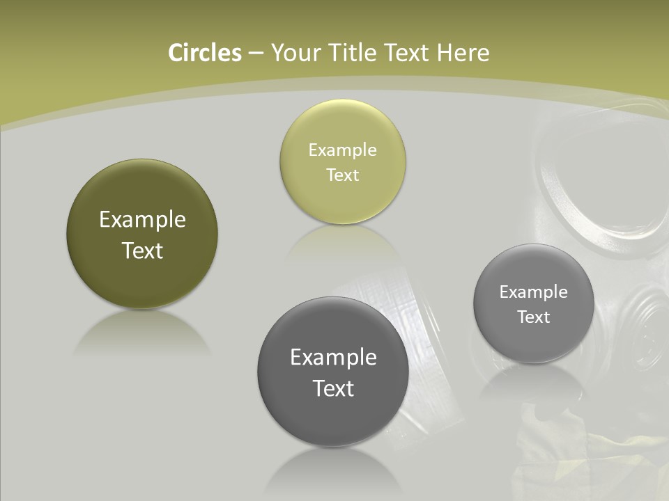 Warfare Gas Mask PowerPoint Template