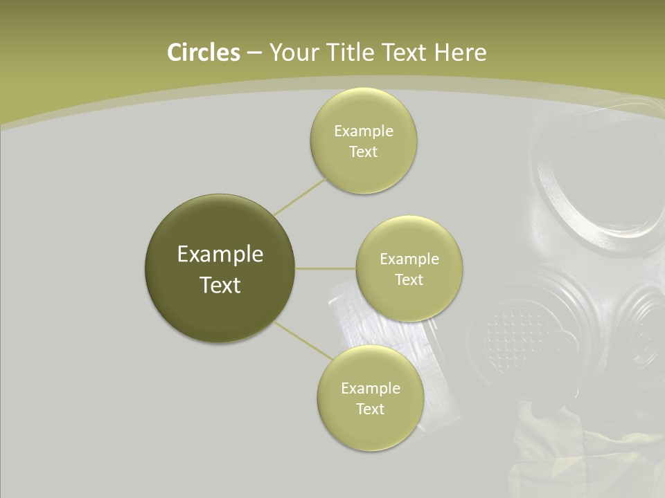 Warfare Gas Mask PowerPoint Template
