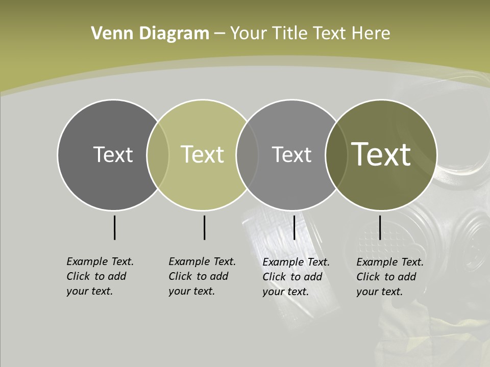 Warfare Gas Mask PowerPoint Template