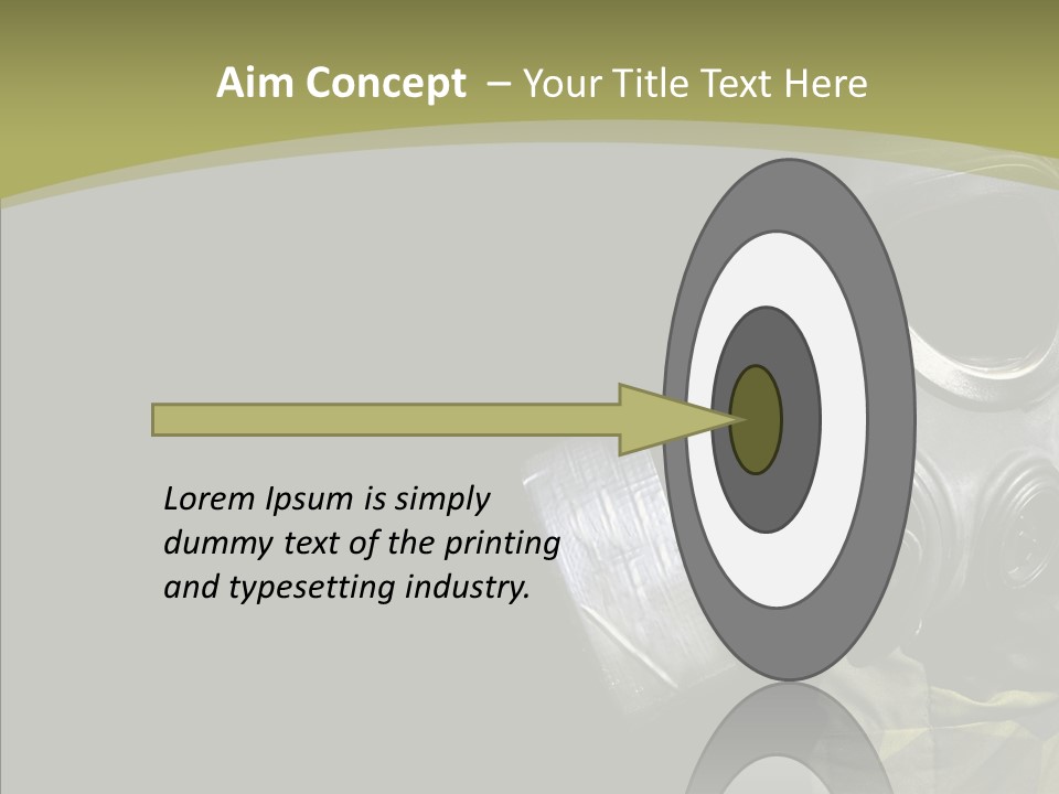 Warfare Gas Mask PowerPoint Template