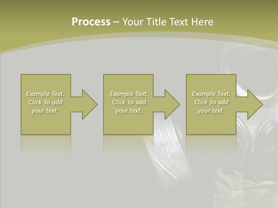Warfare Gas Mask PowerPoint Template