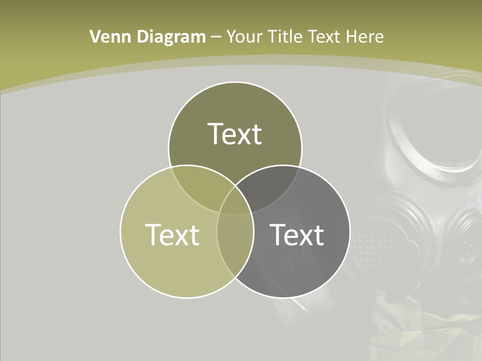 Warfare Gas Mask PowerPoint Template