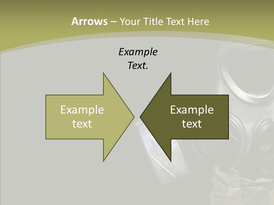 Warfare Gas Mask PowerPoint Template