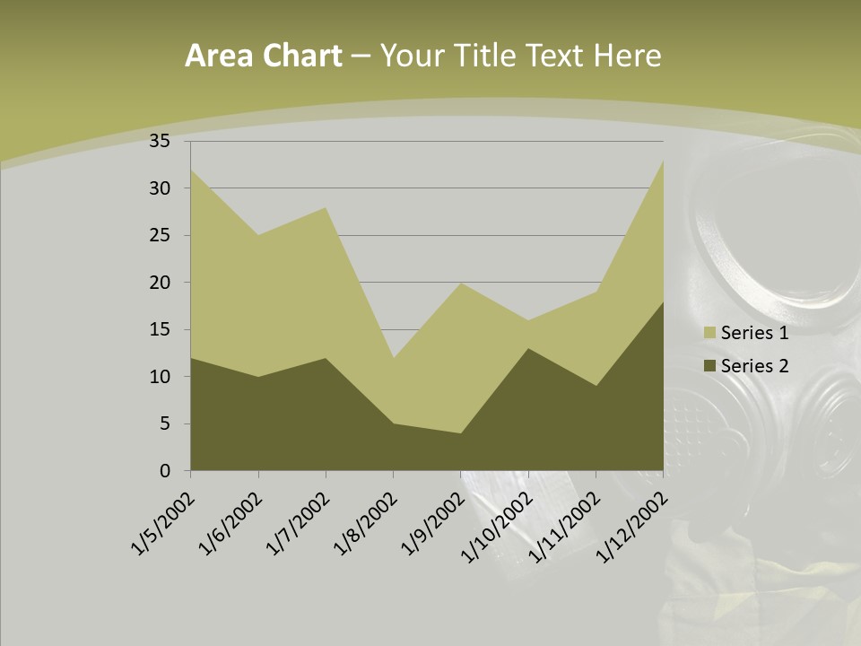 Warfare Gas Mask PowerPoint Template